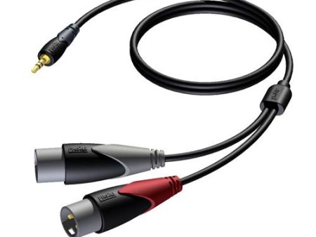 Cabo XLR M Minijack M 3.5 CLA712 3m Procab Online now