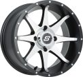 STORM WHEEL 12X7 4 110 5+2 (+10MM) BLK MACHINED For Sale