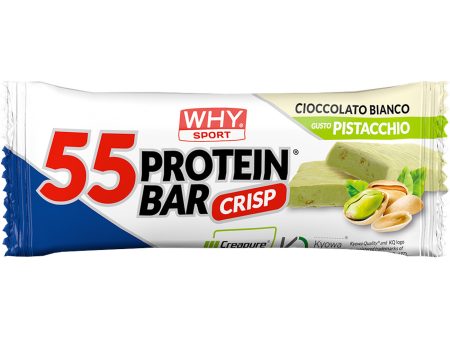 Barretta WhySport 55 PROTEIN - Cioccolato bianco pistacchio For Discount