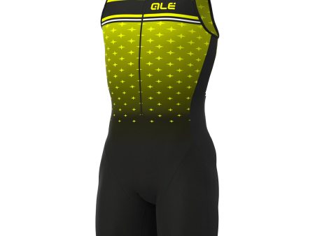 Body senza maniche Ale Long Tri Stars - Giallo Online