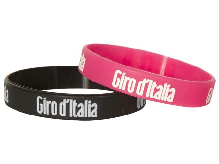 2 Braccialetti Giro d Italia - Nero e Rosa Hot on Sale